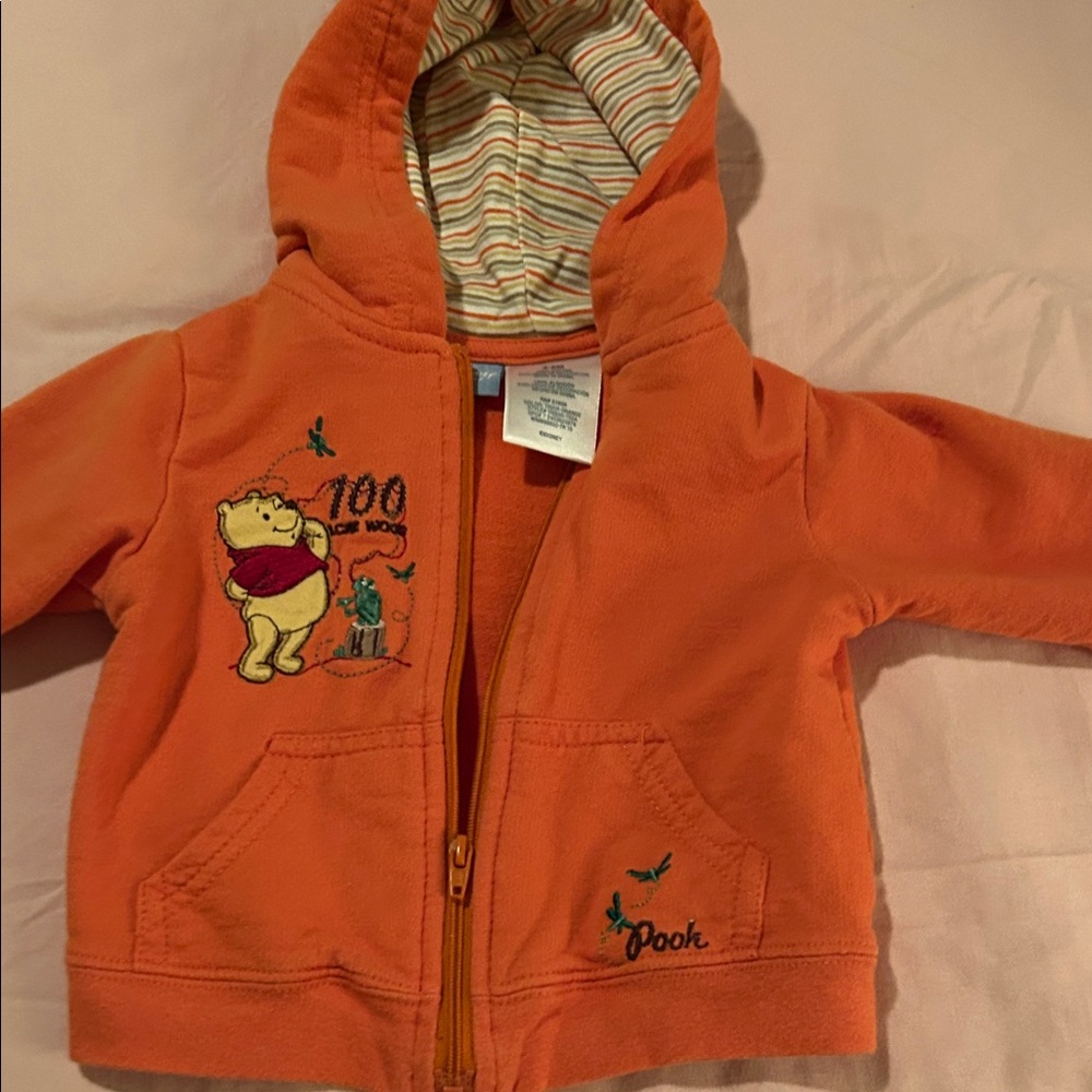 Disney 3-6M 100% cotton, Winnie the Pooh jacket.  Pre-Loved